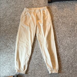John Galt Cream Jogger Pants